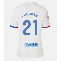 Barcelona Frenkie de Jong #21 Udebanetrøje 2023-24 Kortærmet